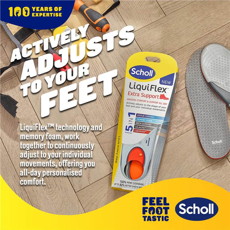Load image into Gallery viewer, Scholl LiquiFlex Extra Support Insole Small
