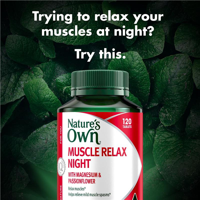 Load image into Gallery viewer, Nature's Own Muscle Relax Night 120 Tablets
