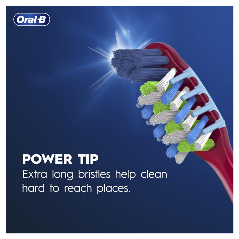 Load image into Gallery viewer, Oral B Toothbrush Cross Action 7 Benefits 5 Pack
