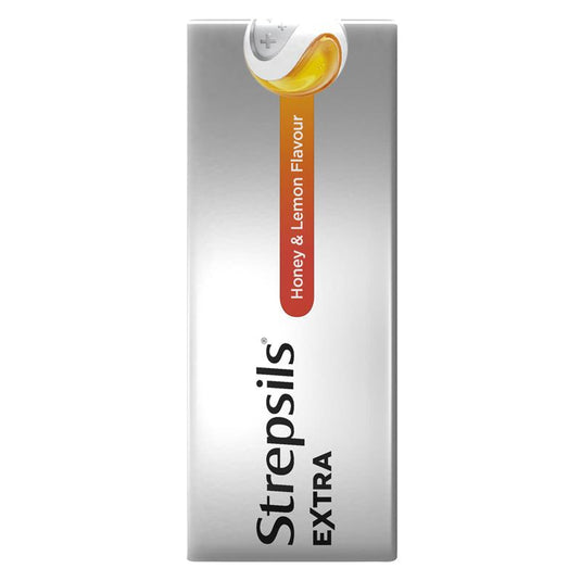 Strepsils Extra Sore Throat Lozenges Anaesthetic Honey & Lemon 36 Pack