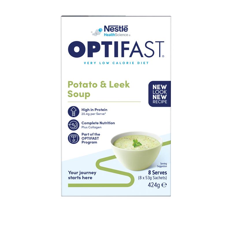 Load image into Gallery viewer, Optifast VLCD Soup Potato Leek 8 x 53g
