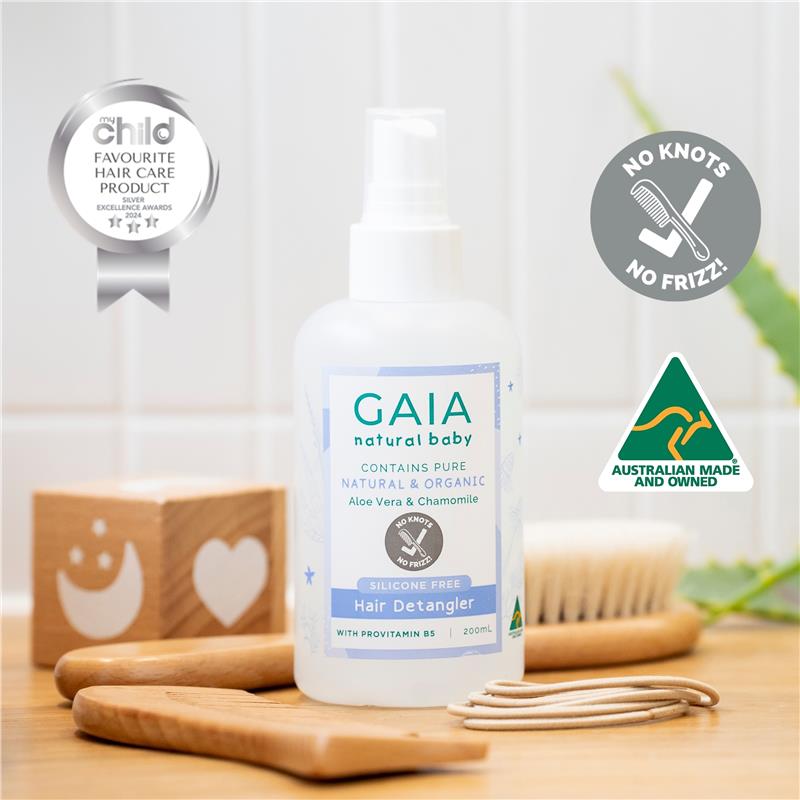 Load image into Gallery viewer, GAIA Natural Baby Hair Detangler 200mL
