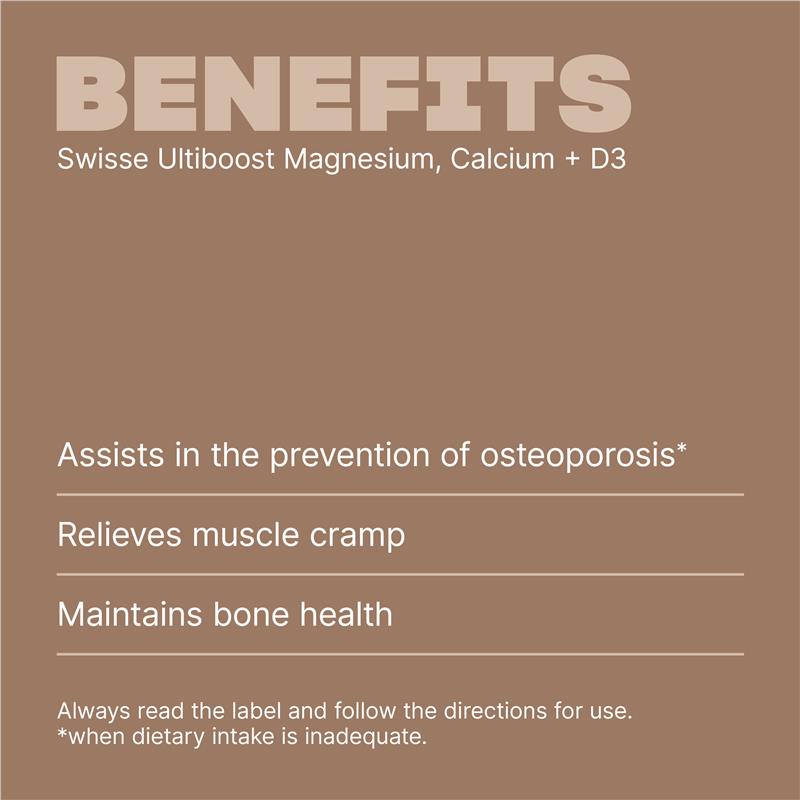 Load image into Gallery viewer, Swisse Magnesium Calcium + Vitamin D 200 Tablets
