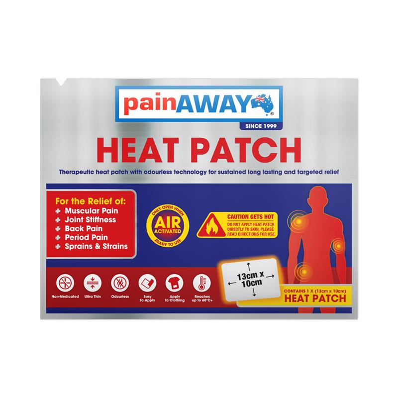 Load image into Gallery viewer, Pain Away Heat Patches Regular 5 Pack
