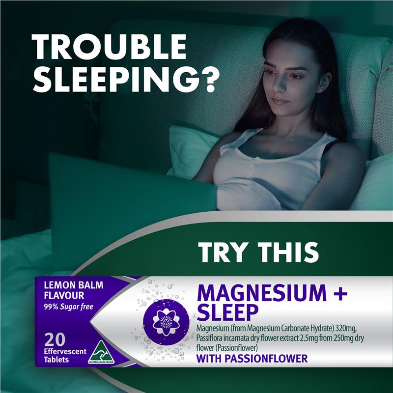 Load image into Gallery viewer, Nature's Own Magnesium + Sleep Effervescent 20 Tablets
