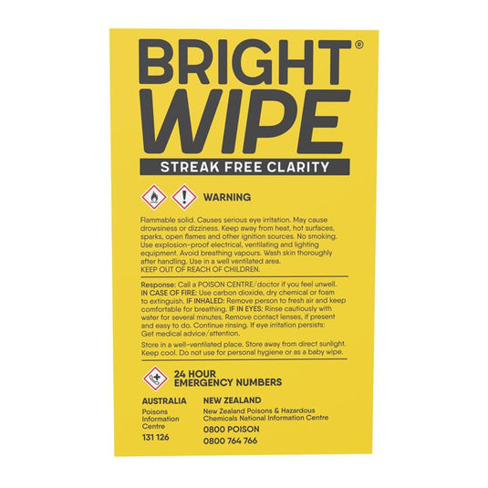 BrightWipe Lens Cleaning Wipes 200 Pack Exclusive Size