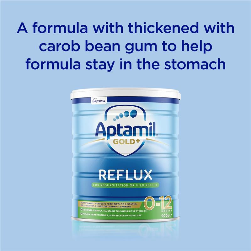 Load image into Gallery viewer, Aptamil Gold+ Reflux Baby Infant Formula Regurgitation or Mild Reflux From Birth to 12 Months 900g
