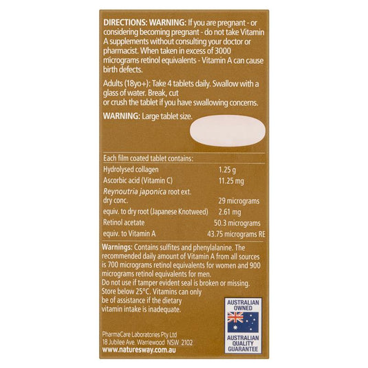 Nature's Way Beauty Collagen Mature Skin 60 Tablets