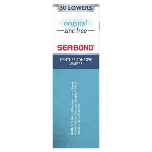 Sea Bond Denture Adhesive Lowers 30