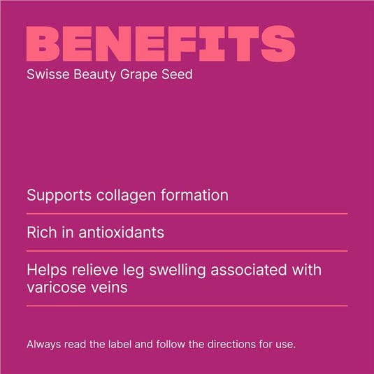 Swisse Grape Seed 14,250mg 180 Tablets