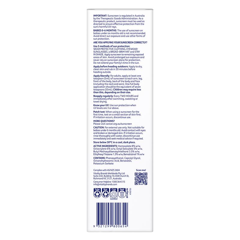Load image into Gallery viewer, Cancer Council SPF50+ Ultra Sensitive Kids 150ml
