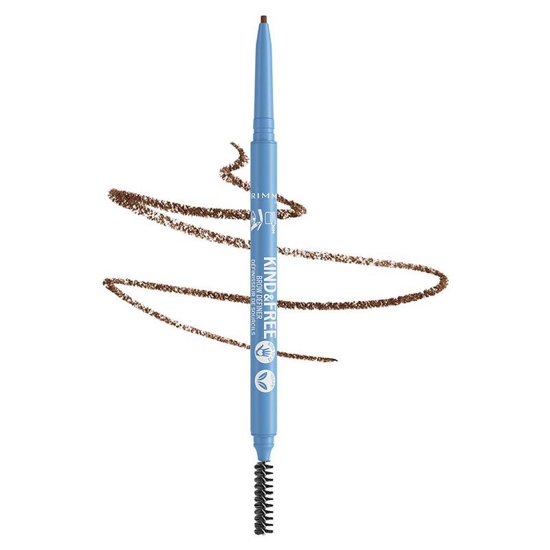 Load image into Gallery viewer, Rimmel London Kind &amp; Free Eyebrow Definer #003 Warm Brown
