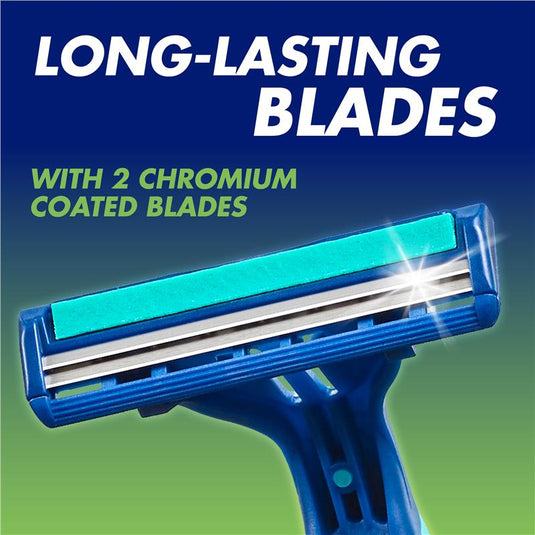 Gillette Disposable Razors Blue II Plus 5 Pack Pivot