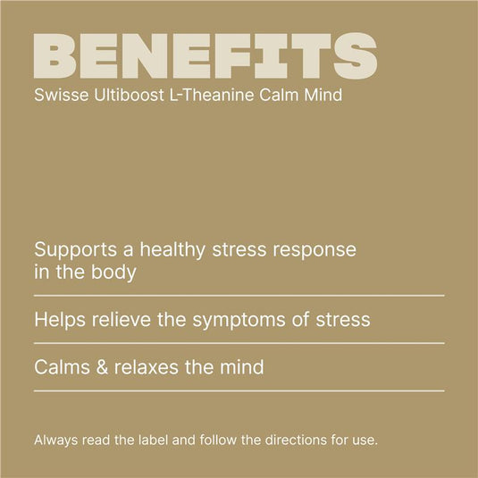 Swisse Ultiboost L-Theanine Calm Mind 50 Capsules
