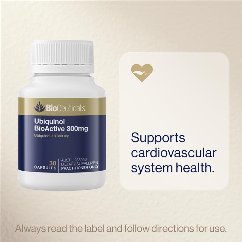 Load image into Gallery viewer, BioCeuticals Ubiquinol BioActive 300mg 30 Capsules
