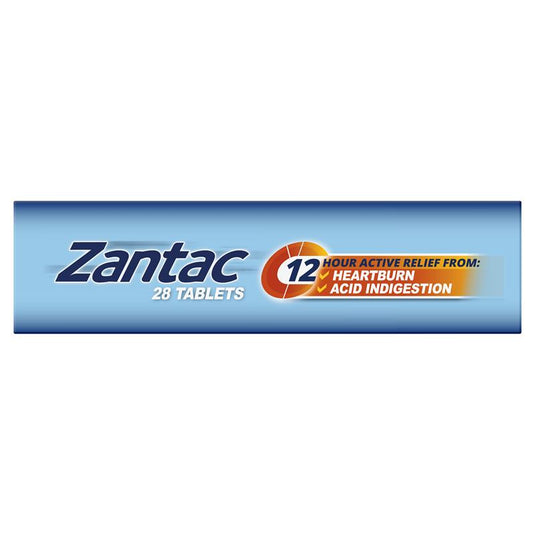 Zantac 12 Hour 150mg 28 Tablets