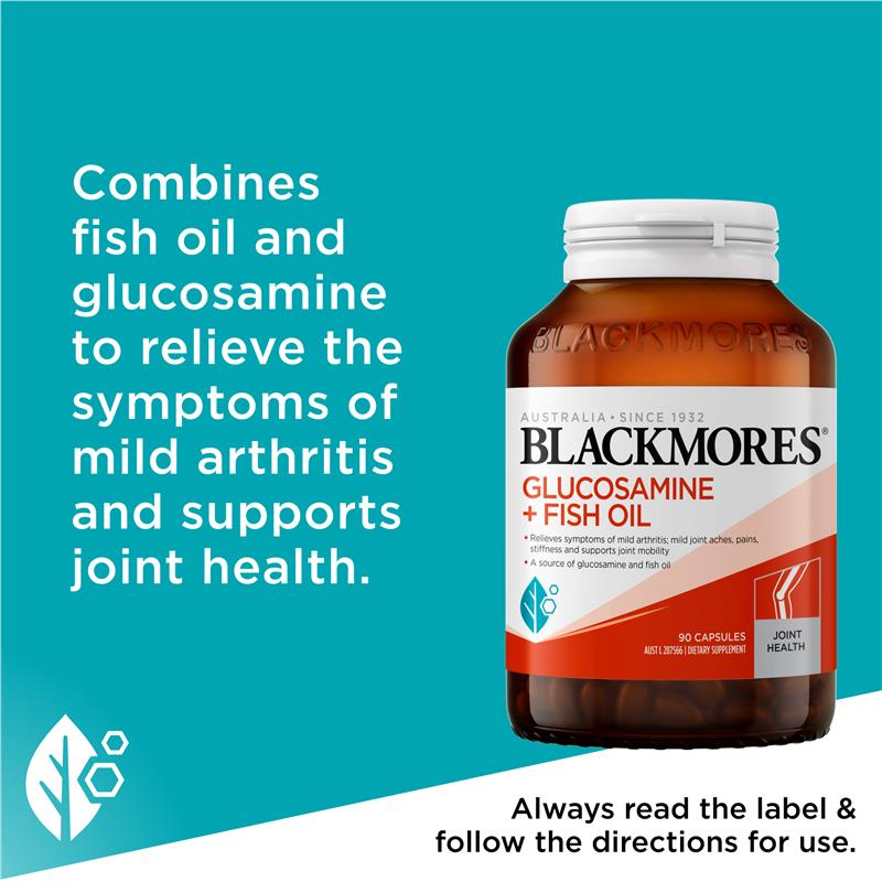 Load image into Gallery viewer, Blackmores Glucosamine + Fish Oil 90 Capsules
