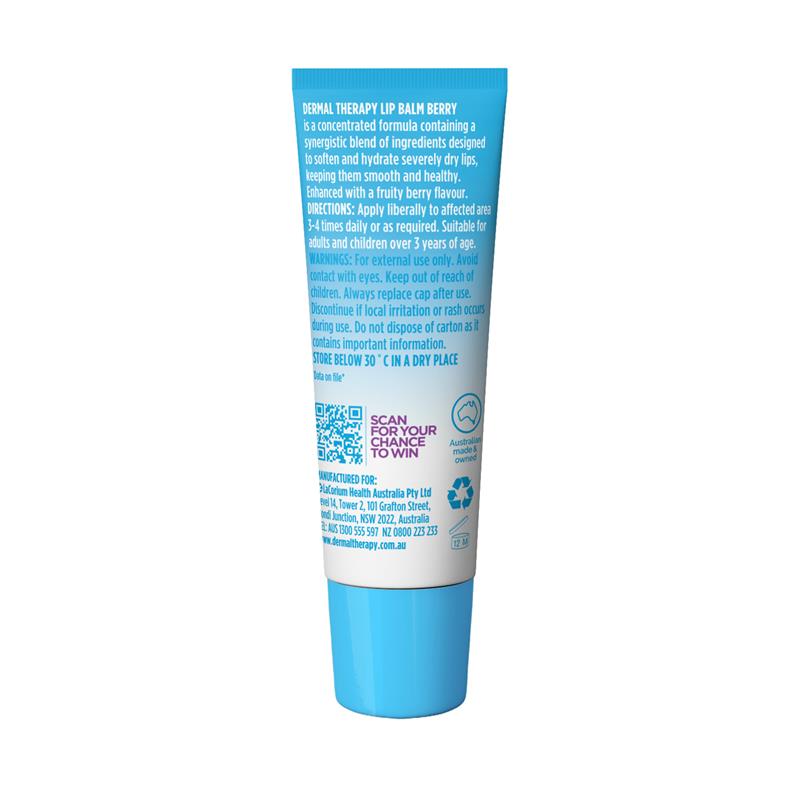 Load image into Gallery viewer, Dermal Therapy Lip Balm Berry 10g
