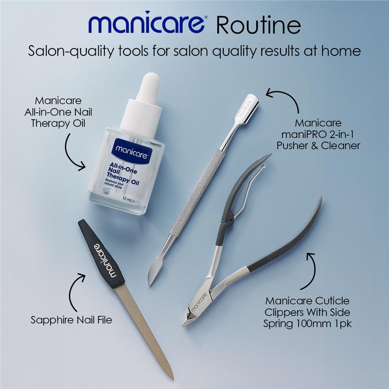 Load image into Gallery viewer, Manicare ManiPRO 2-In-1 Cleaner &amp; Pusher Japanese Stainless Steel
