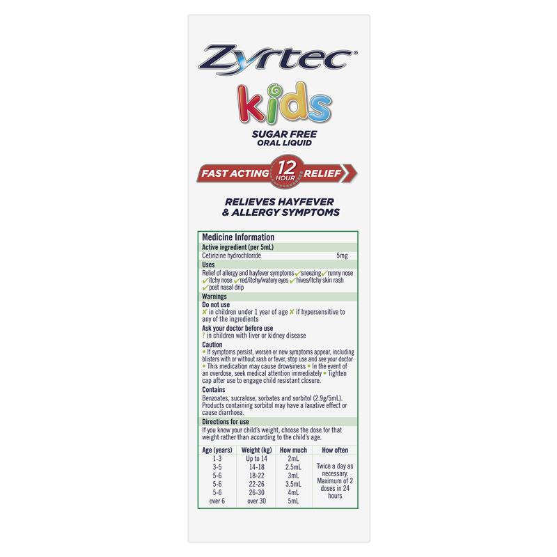 Load image into Gallery viewer, Zyrtec Kids Liquid Grape 240ml
