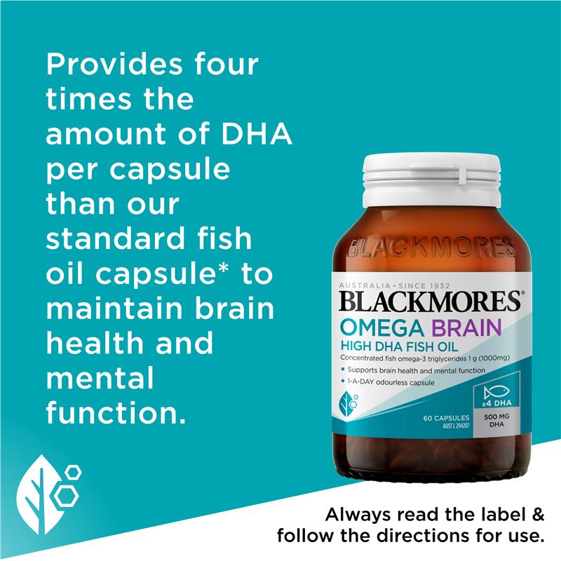 Load image into Gallery viewer, Blackmores Omega Brain 60 Capsules
