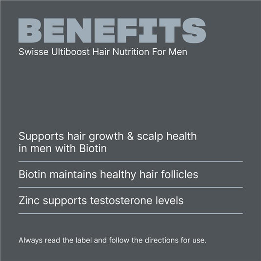 Swisse Hair Nutrition For Men 60 Capsules