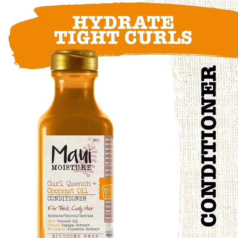 Load image into Gallery viewer, Maui Moisture Curl Quench + Hydrating Coconut Oil Conditioner For Curly Hair 385mL
