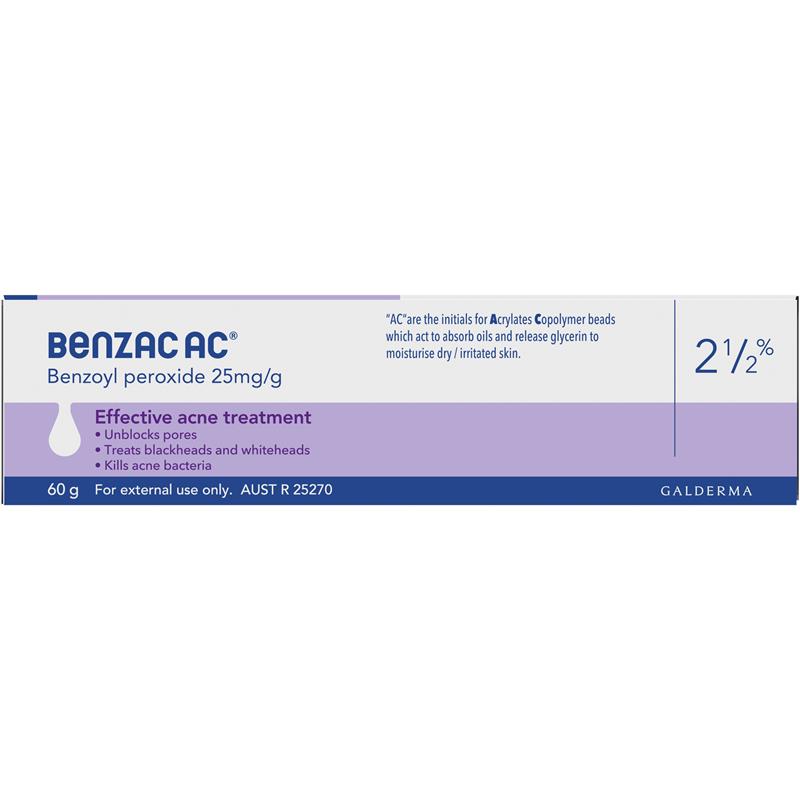 Load image into Gallery viewer, Benzac AC Mild Strength 2.5% Acne Gel 60g
