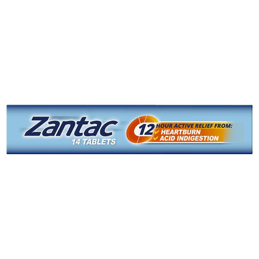 Zantac 12 Hour 150mg 14 Tablets
