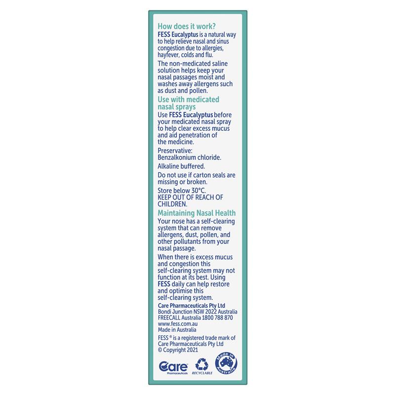 Load image into Gallery viewer, Fess Eucalyptus Nasal Spray 30ml
