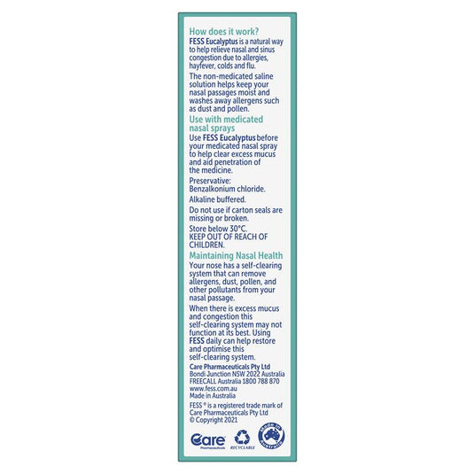 Fess Eucalyptus Nasal Spray 30ml