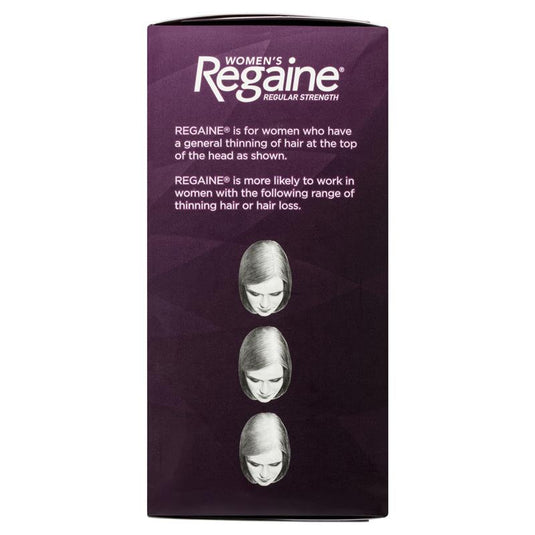 Regaine Womens 2% Minoxidil Solution Hair Regrowth Treatment 3 x 60ml