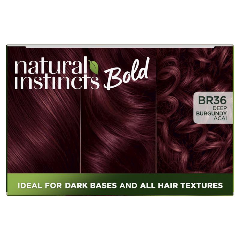 Load image into Gallery viewer, Clairol Natural Instincts Bold Deep Burgundy Permanent Hair Colour
