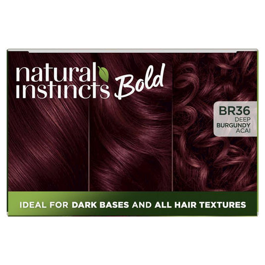 Clairol Natural Instincts Bold Deep Burgundy Permanent Hair Colour