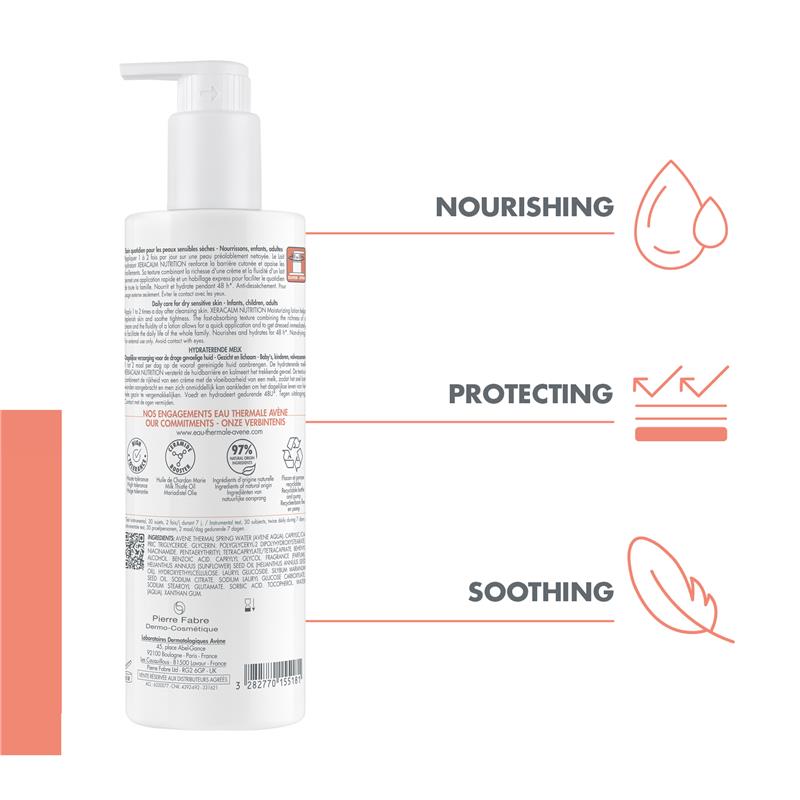 Load image into Gallery viewer, Avene Xeracalm Nutrition Moisturising Lotion 400ml
