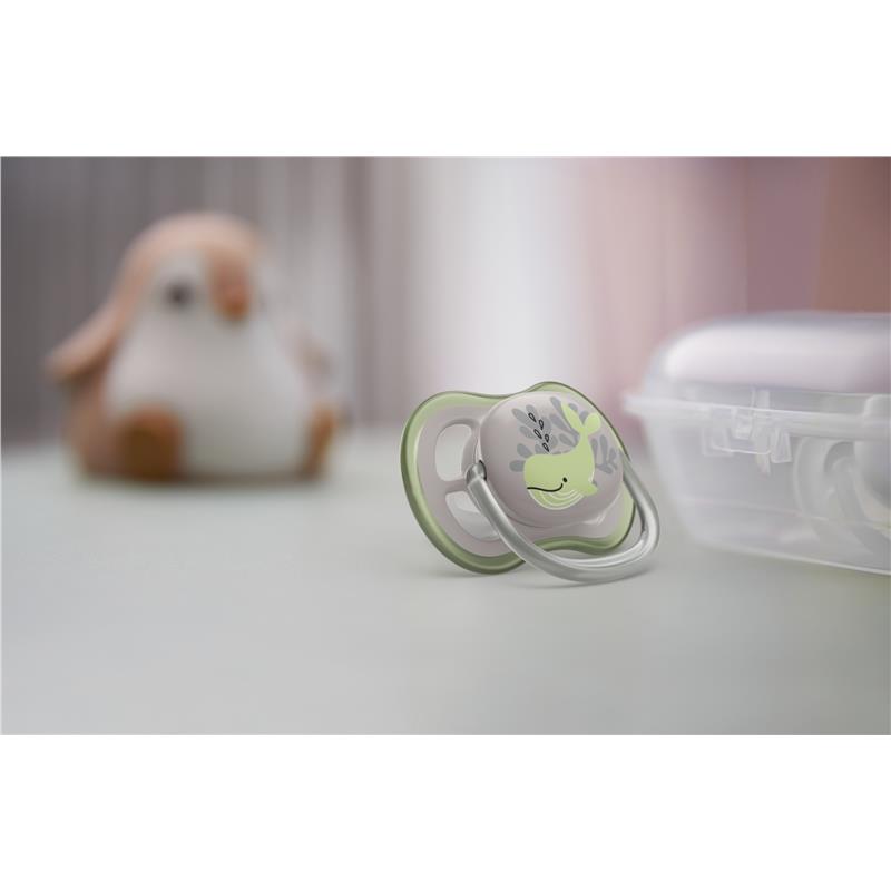 Load image into Gallery viewer, Avent Ultra Air Soother 6-18 Months Deco Mixed 2 Pack
