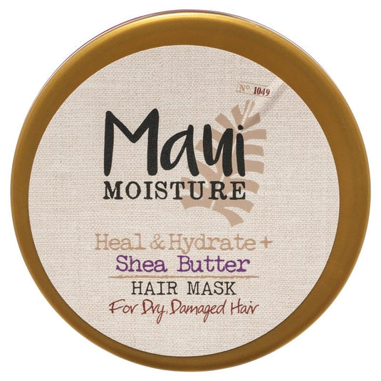 Maui Moisture Heal & Hydrate + Shea Butter Hair Mask For Dry & Damaged Hair 340g