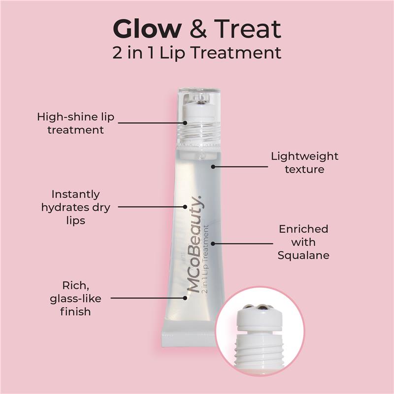 Load image into Gallery viewer, MCoBeauty Glow &amp; Treat 2-in-1 Lip Treatment Coconut
