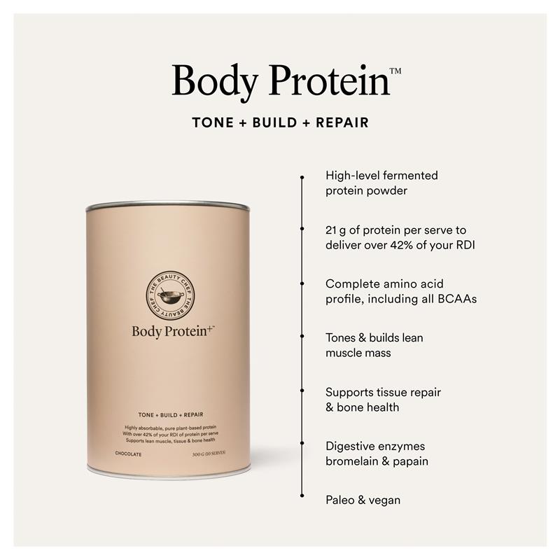 Load image into Gallery viewer, The Beauty Chef Body Protein+ Chocolate High-Level Protein Powder 300g
