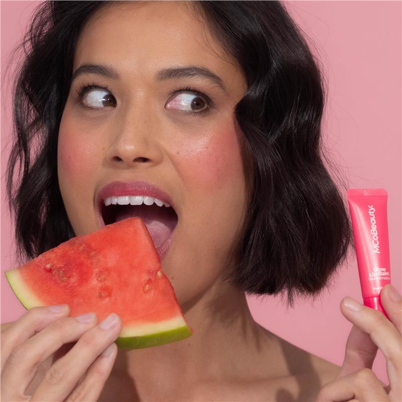 Load image into Gallery viewer, MCoBeauty Glow Lip Balm Watermelon NEW

