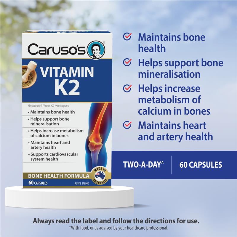 Load image into Gallery viewer, Carusos Vitamin K2 60 Capsules
