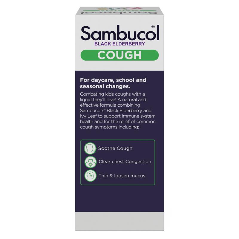 Load image into Gallery viewer, Sambucol Kids Cough Liquid 120ml
