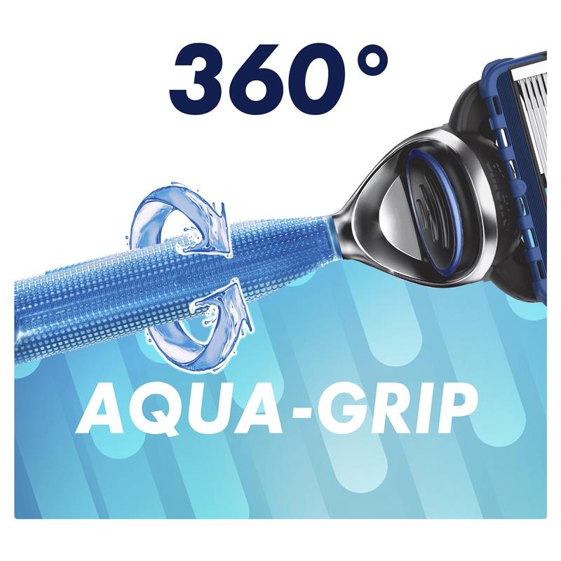 Load image into Gallery viewer, Gillette 5 Aqua Razor Blades 8 Pack
