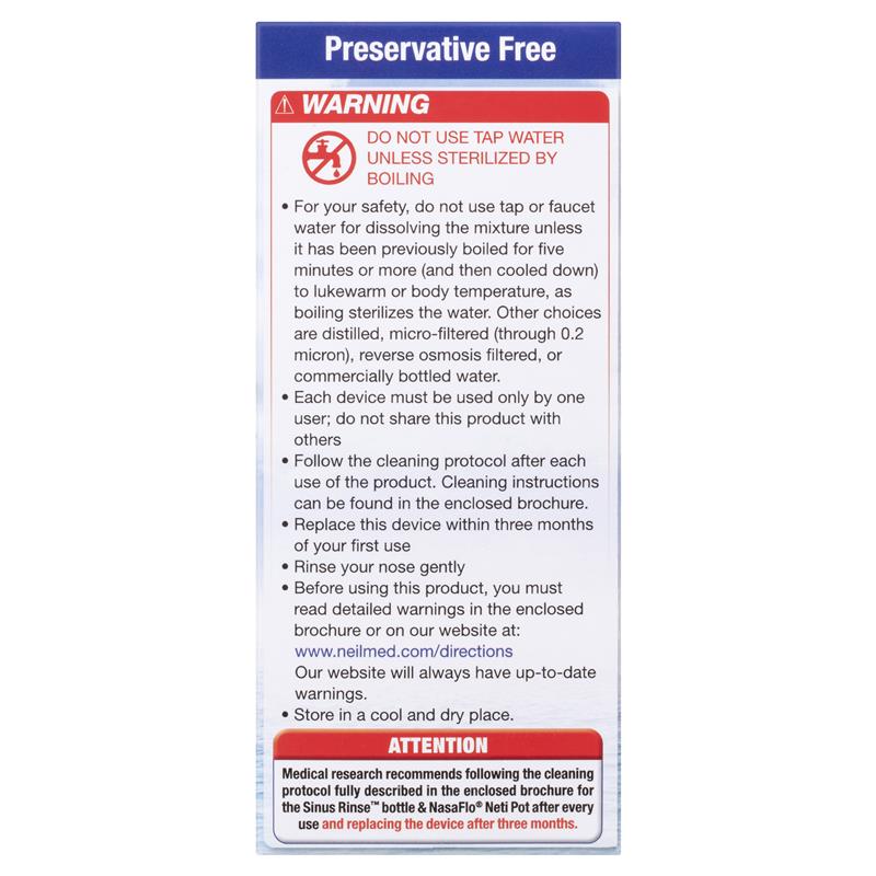 Load image into Gallery viewer, NeilMed Sinus Rinse 120 Sachets

