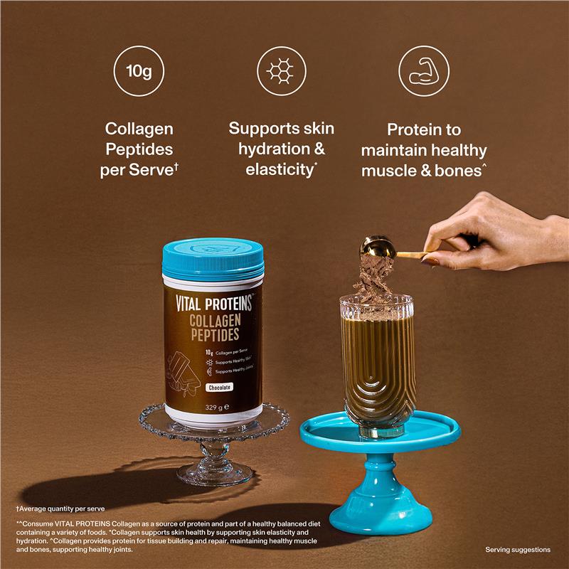 Load image into Gallery viewer, Vital Proteins Collagen Peptides Powder Chocolate 329g

