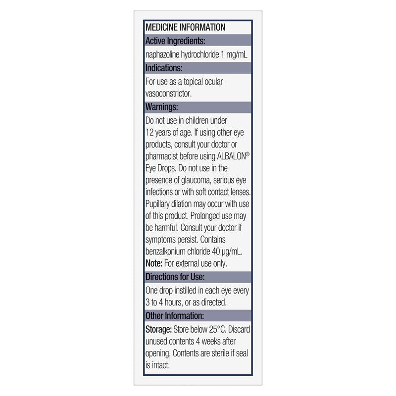 Load image into Gallery viewer, Albalon Eye Solution 0.1% 15mL
