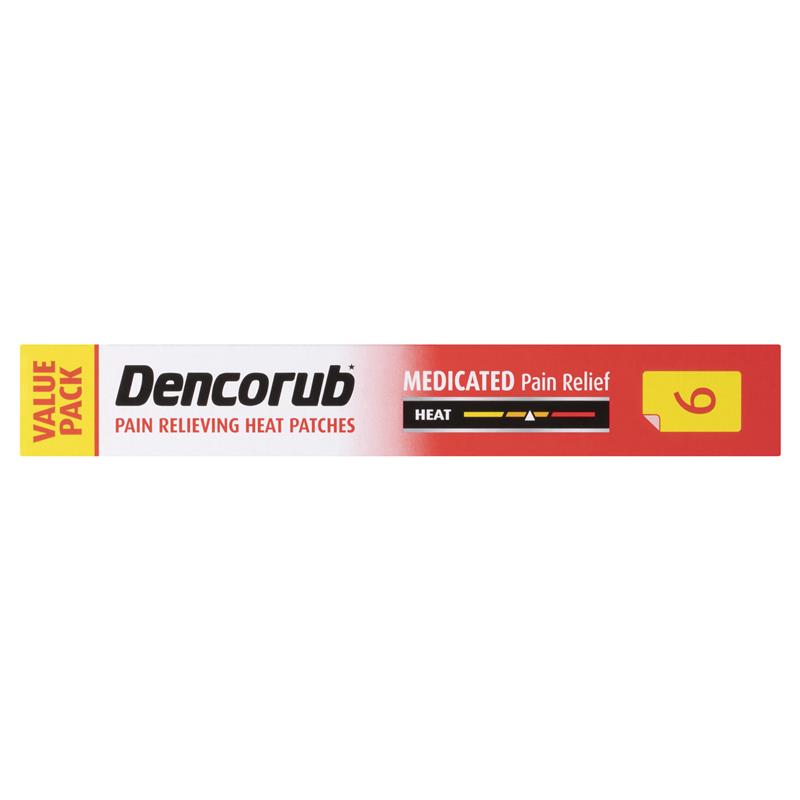 Load image into Gallery viewer, Dencorub Pain Relieving Heat Patches Value 6 Pack
