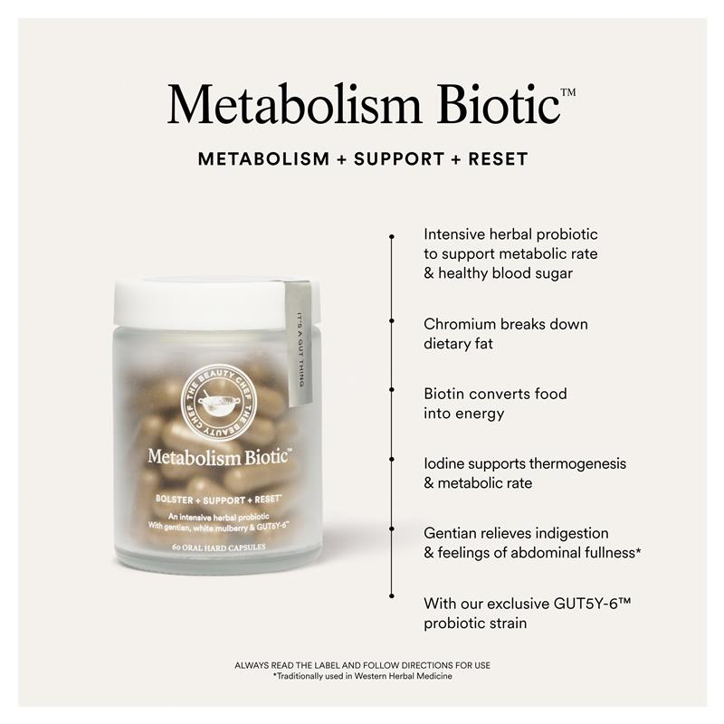 Load image into Gallery viewer, The Beauty Chef Metabolism Biotic 60 Capsules
