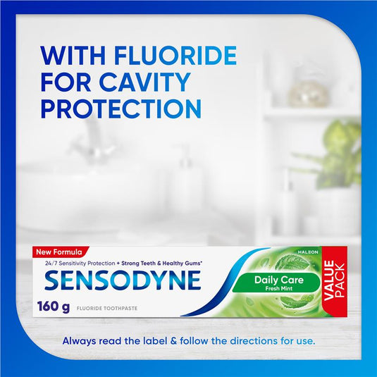 Sensodyne Sensitive Teeth Daily Care Toothpaste 160g (Exclusive Size)