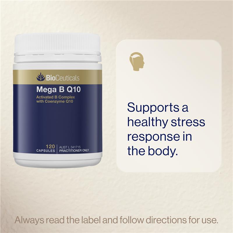 Load image into Gallery viewer, Bioceuticals Mega B Q10 120 Capsules

